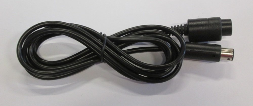 GameCube Controller Extension Cable 6ft - High-Speed Nylon Braided Cord for Nintendo GameCube & Wii - Perfect for Gaming Tournaments & Long-Distance Play