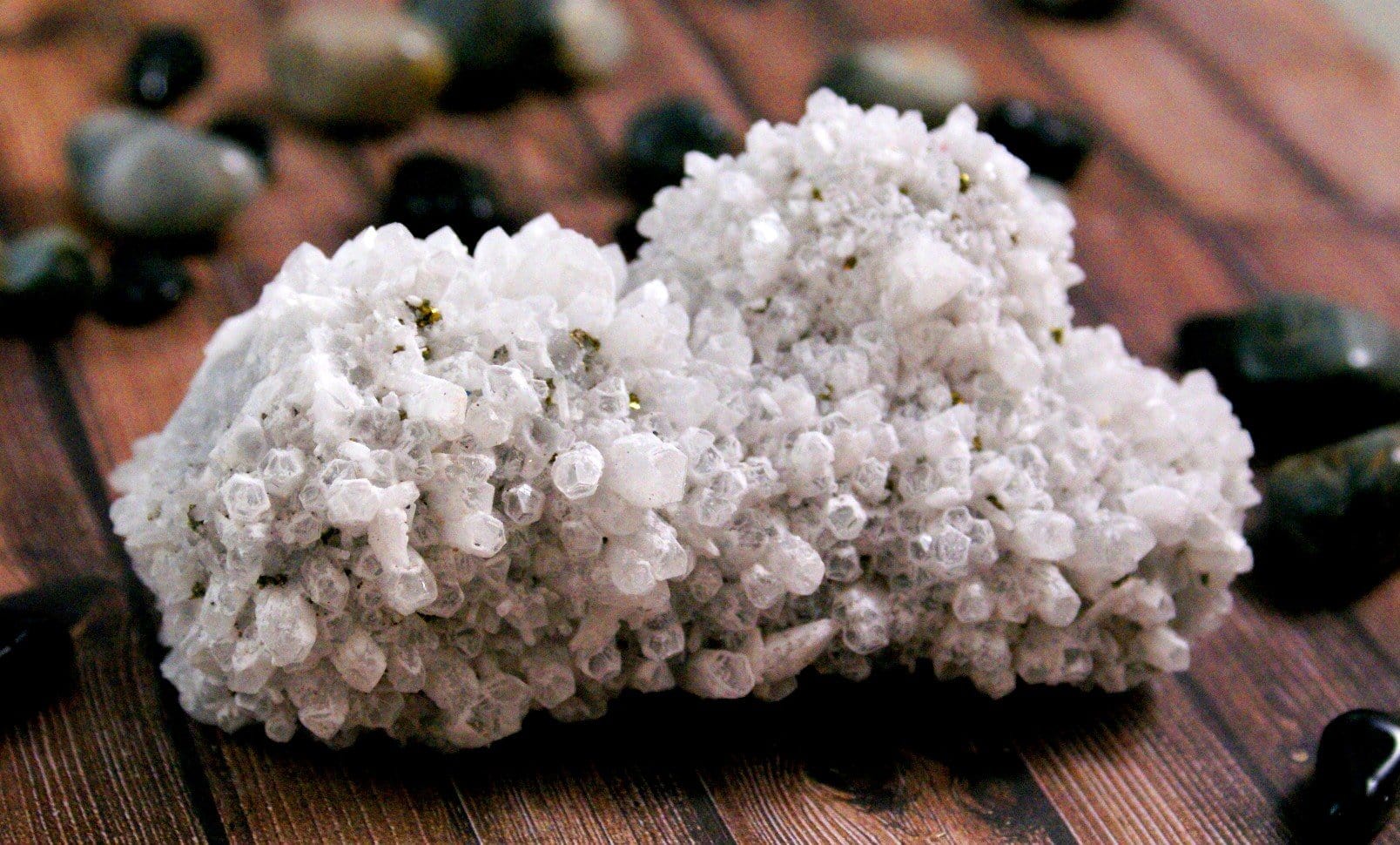 Natural Bulgarian Quartz with Galena - High-Quality Healing Crystal for Meditation, Energy Work & Spiritual Growth