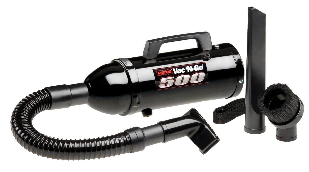 MetroVac VM6B500 VAC N GO High Performance Handheld Vacuum Cleaner - Powerful 120V Home & Car Vacuum with Air Duster - Portable Office Cleaning Supplies for Desk, Keyboard, Car Seats & Home Furniture
