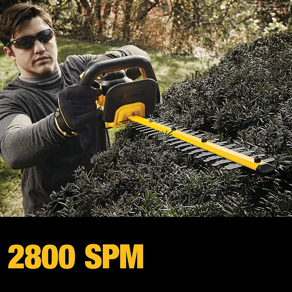 DEWALT 20V Max Cordless Hedge Trimmer with 5Ah Lithium-Ion Battery | Refurbished with Warranty | DCHT820P1 | Perfect for Landscaping, Yard Maintenance & Professional Gardening