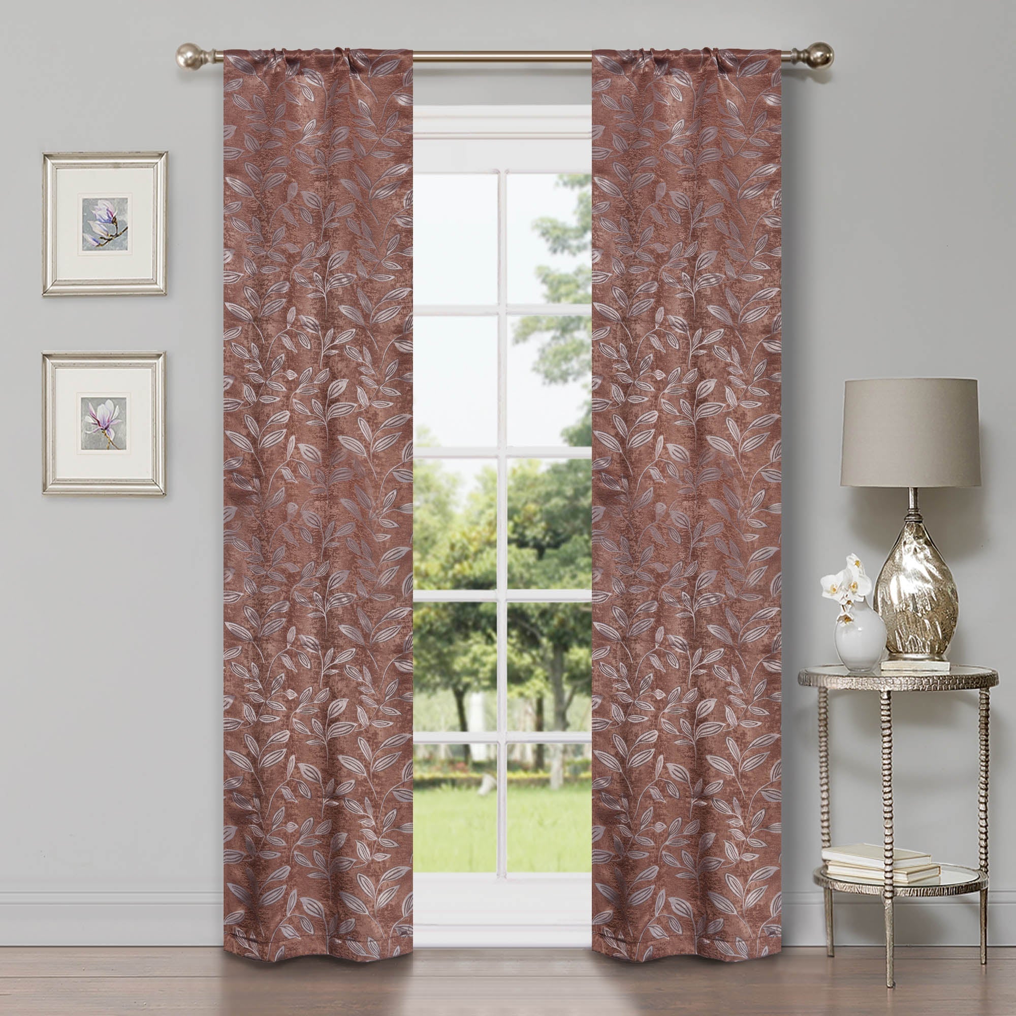 Blackout Curtains with Rod Pocket - Set of 2 Panels for Complete Room Darkening | Perfect for Bedrooms, Nurseries & Home Theater Light Blocking
