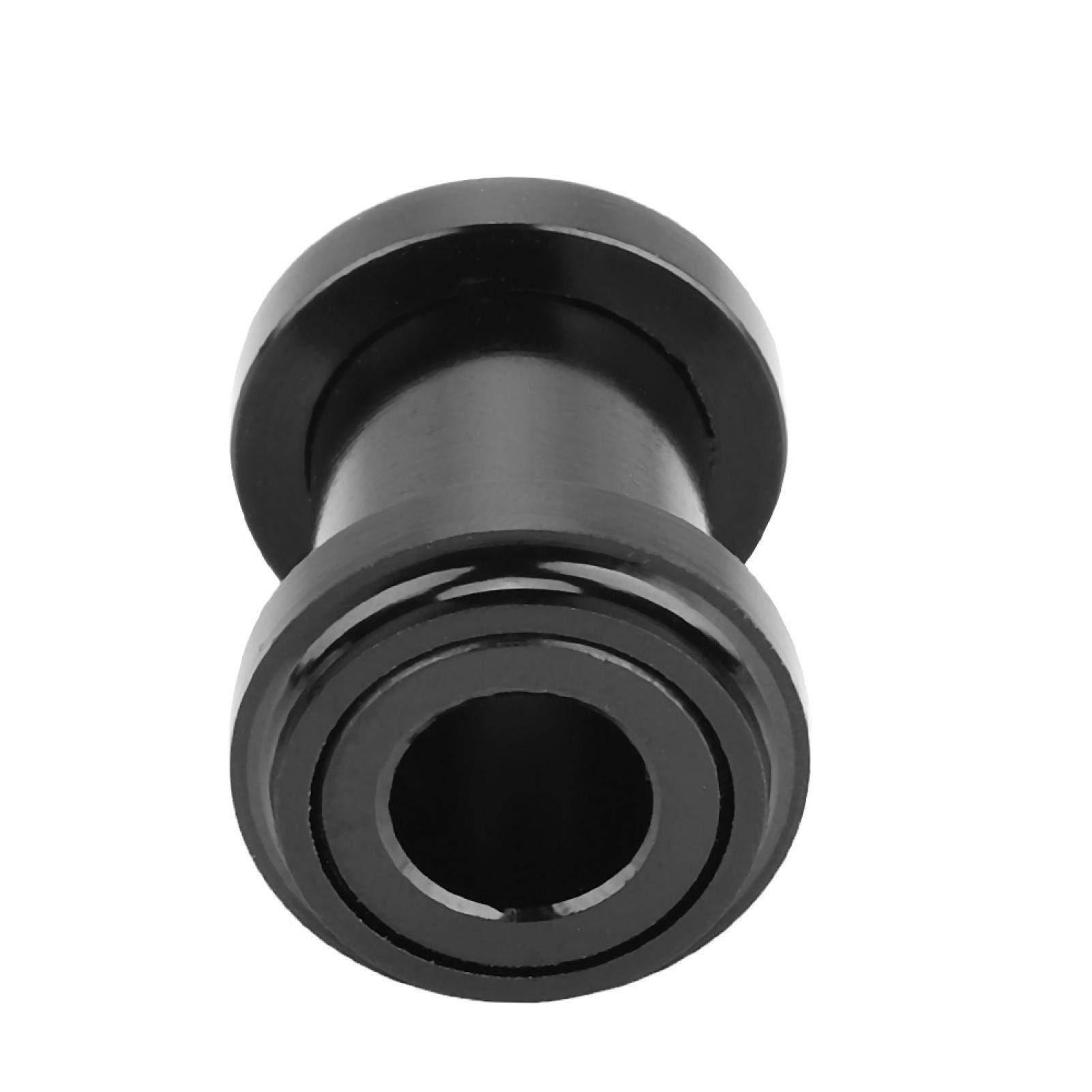 Black Bike Shock Adapter 24x8mm - Rear Shock Mount Hardware with Anti-Corrosion Coating - Replacement Bushing for Road & Mountain Bike Modifications - Perfect for Suspension Upgrades and DIY Bike Repairs