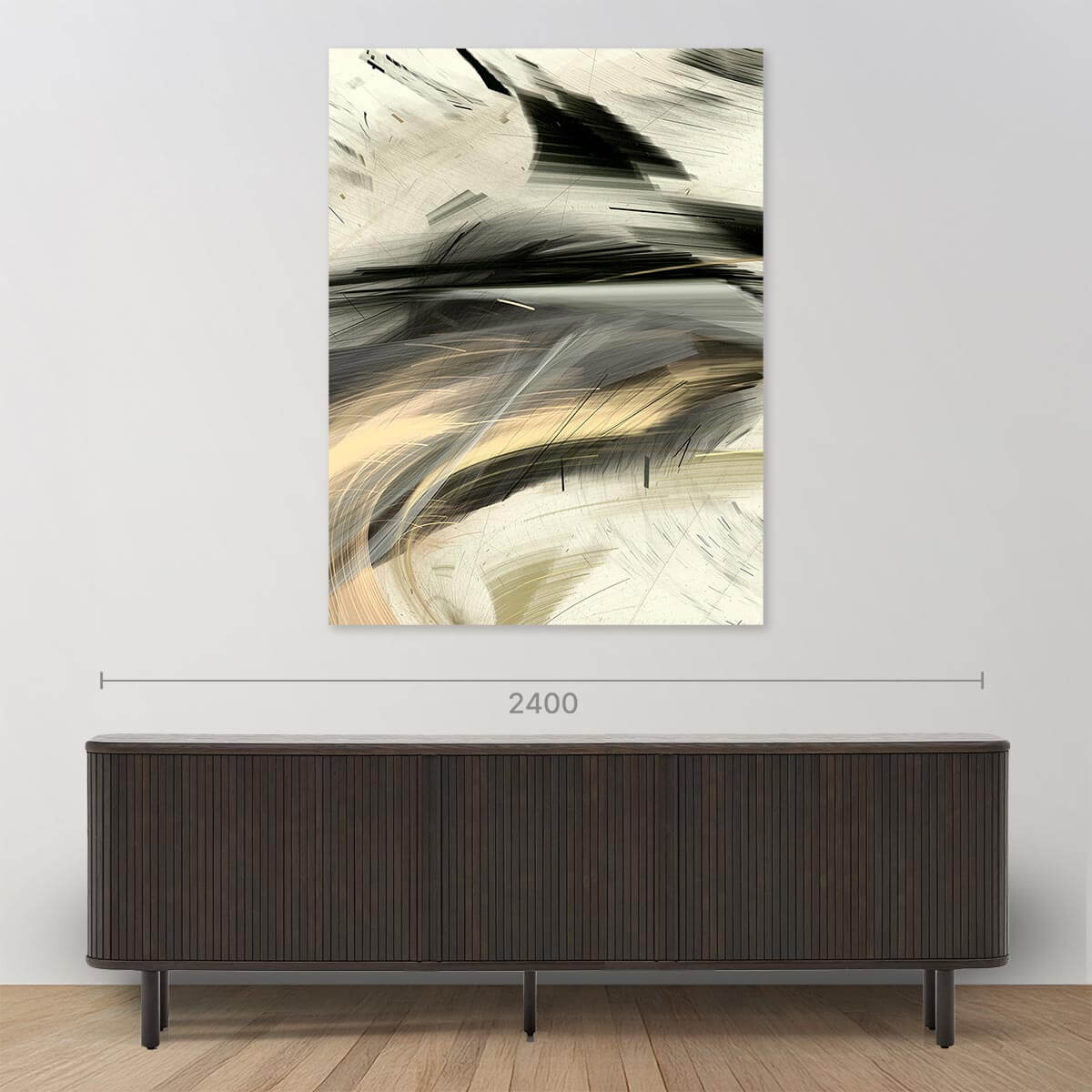 Abstract Graphic Art Print - Shapes 17915 - Modern Wall Decor for Living Room, Bedroom & Office - Perfect for Home & Office Decoration