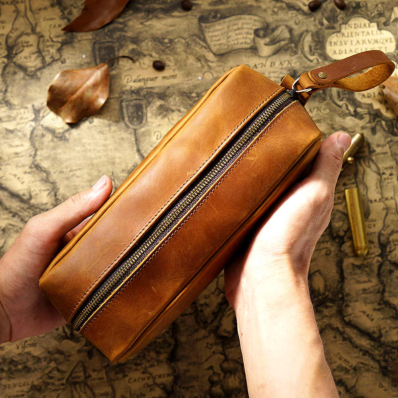 Premium Leather Pencil Case - Durable Pen Organizer with Multiple Pockets for School, Office & Travel - Perfect for Students, Professionals & Artists