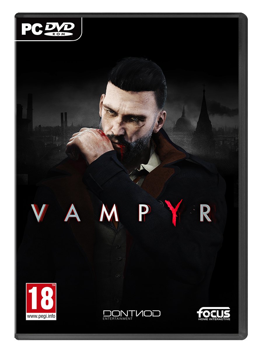 Focus Vampyr - PC Game | Action RPG with Vampire Theme | Perfect for Horror & Adventure Gamers