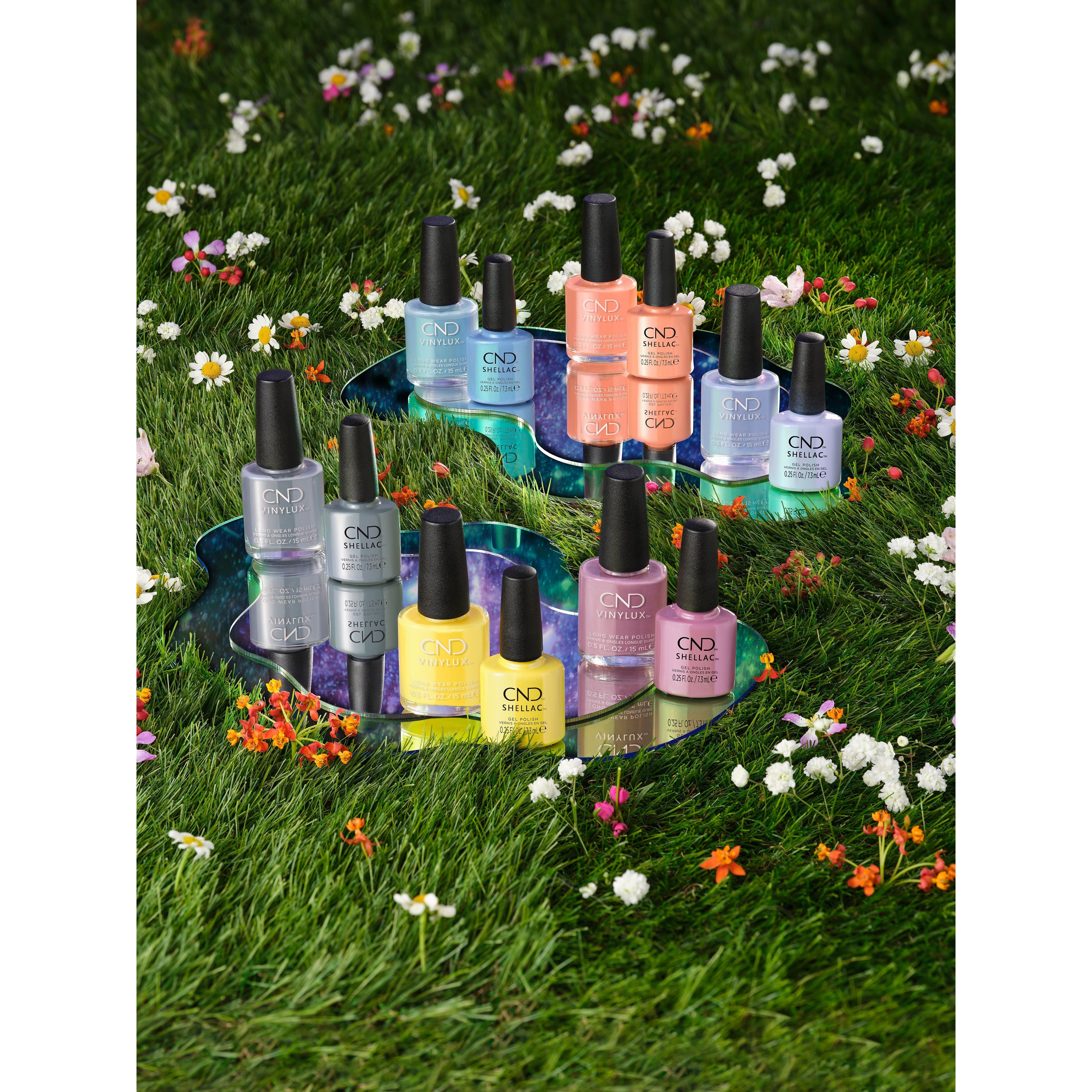 CND Shellac & Vinylux Combo - Across The Maniverse Spring 2024 Collection | Professional Nail Polish Set for Salon & Home Manicure | Perfect for Spring Nail Art & Special Occasions
