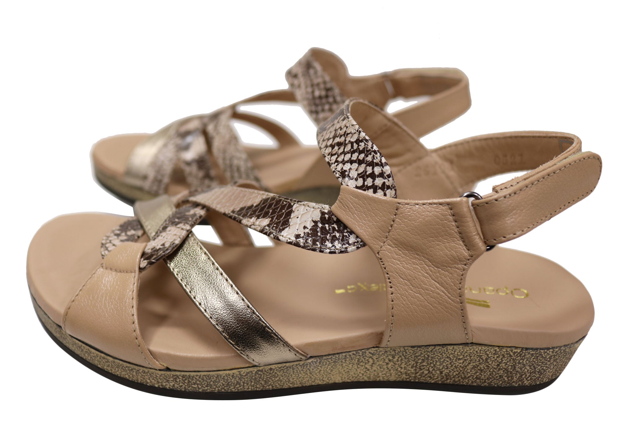 Anita Women's Comfortable Brazilian Leather Sandals - Breathable Open Toe Casual Sandals for Summer, Beach, and Vacation Wear