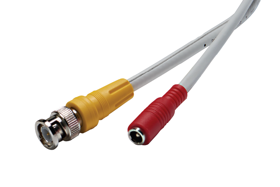 High Performance 120ft BNC Video and Power Cable for Lorex Analog Security Cameras - Ideal for Outdoor Surveillance and Long-Distance CCTV Installations