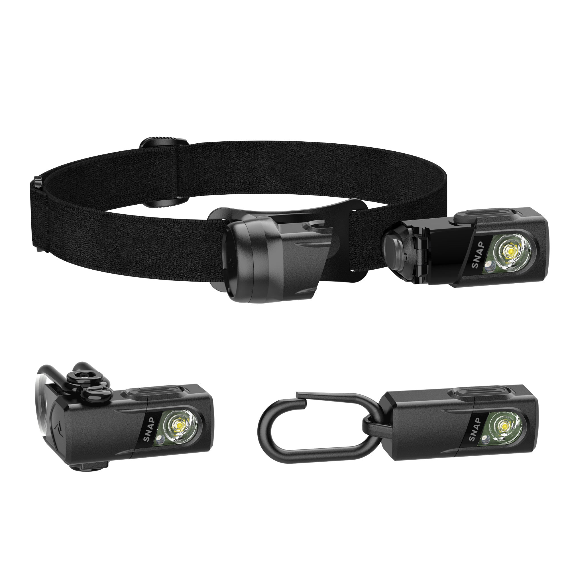 Princeton Tec Snap Kit - Compact & Durable Bike Light Set for Cycling, Hiking & Outdoor Adventures | USB Rechargeable & Waterproof LED Lights for Night Safety