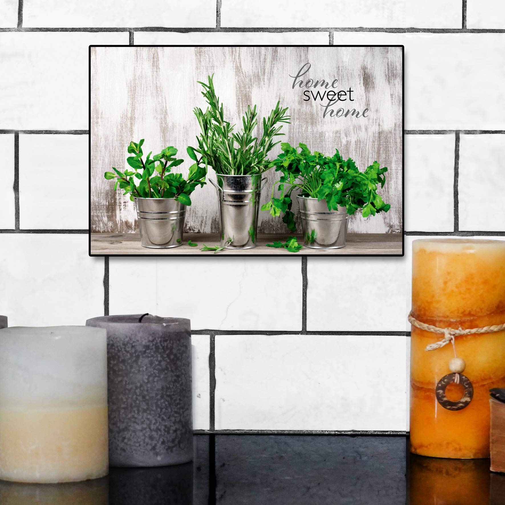 Rustic Home Sweet Home Wall Art - 9” x 6