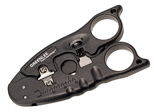 Paladin Tools PA1116 Data Surestrip Cutter and Stripper - Professional Network Cable Stripping Tool for Ethernet, Cat5, Cat6 Wires - Perfect for IT Technicians and DIY Network Installations