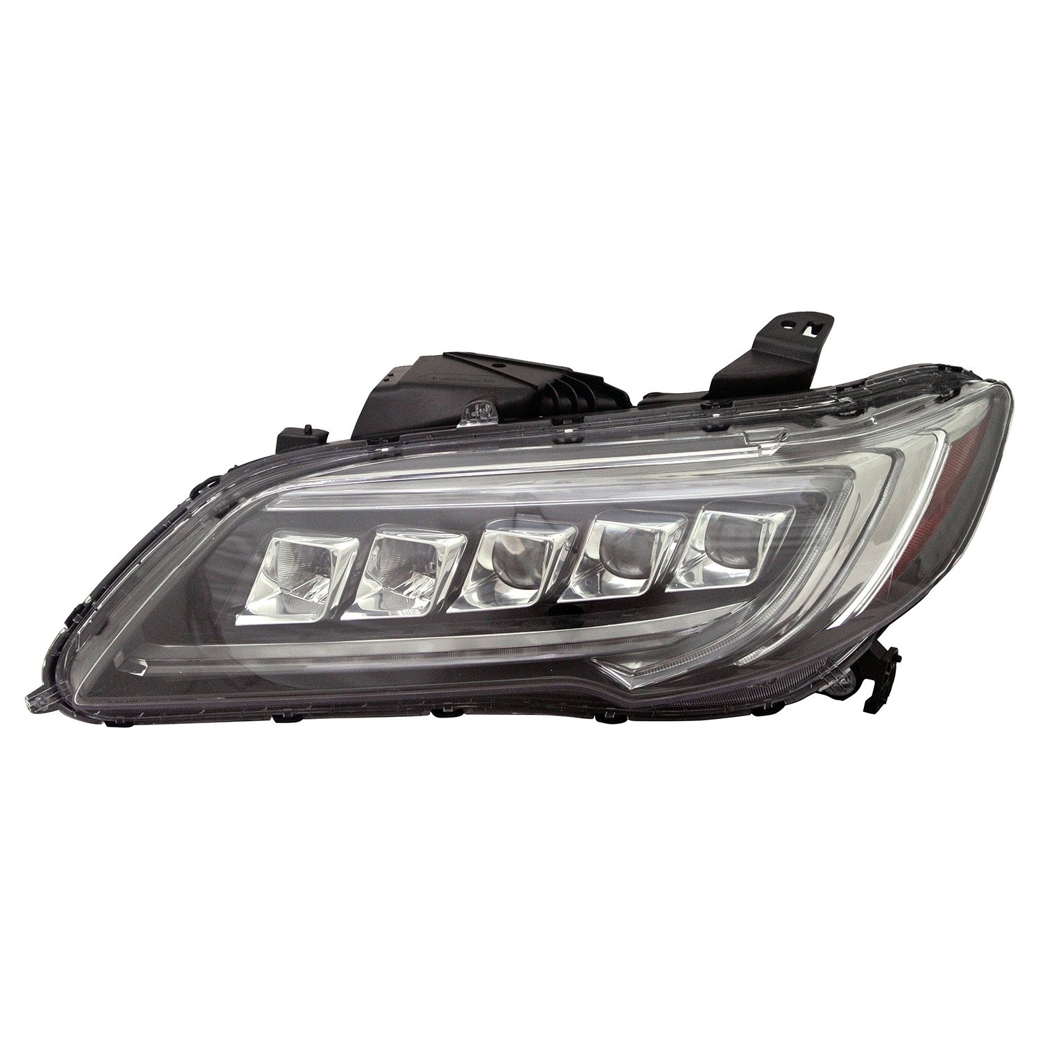 TYC Left Headlight Assembly Compatible with 2016-2018 Acura RDX - Replacement Headlamp with LED DRL - Perfect for Night Driving & Enhanced Visibility