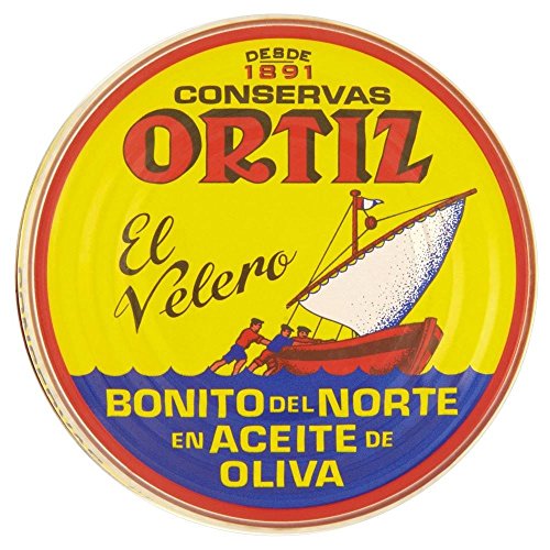 Premium Ortiz White Tuna in Olive Oil - 5.6oz (158g) Can - High Protein, Keto & Paleo Friendly - Perfect for Salads, Sandwiches & Mediterranean Recipes