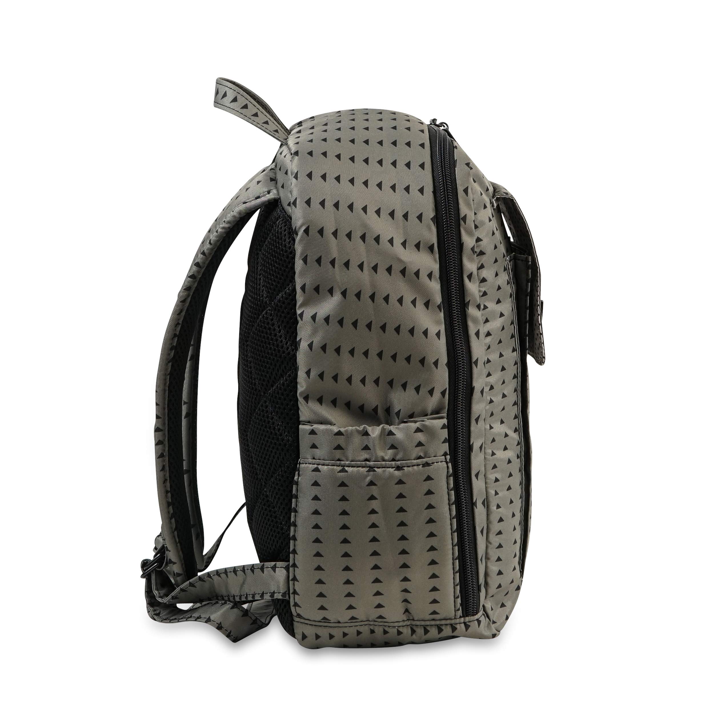 JuJuBe MiniBe Small Backpack for Women & Kids - Stylish Onyx Collection in Black Olive | Perfect for Travel, School & Everyday Use