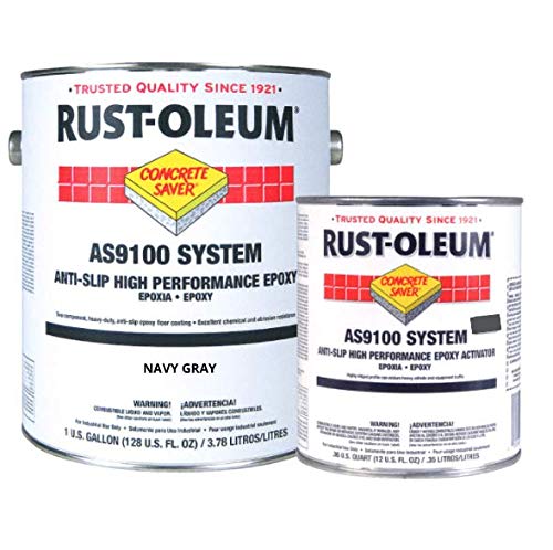 AS9100 Certified Navy Gray High-Gloss 1 Gallon Paint Kit - Perfect for Aircraft, Marine & Industrial Equipment Coating