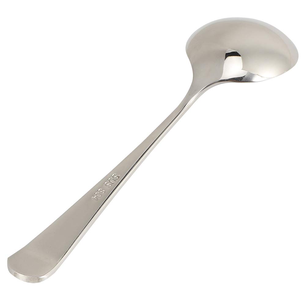 Valentine's Day Carnival Stainless Steel Soup Spoons Set - 5Pcs Elegant Tablespoons for Adults & Kids - Perfect for Home Kitchen, Dinner Parties & Romantic Meals