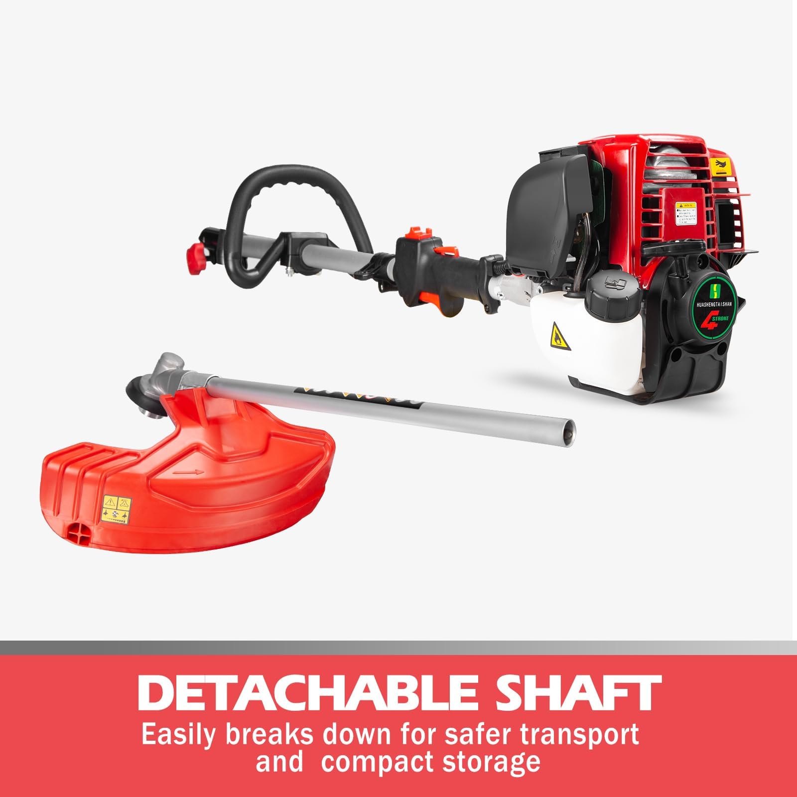 PowerSmart 37.7cc Gas Powered Weed Eater & String Trimmer - 16