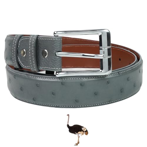 Grey-ostrich Belly-pin Buckle