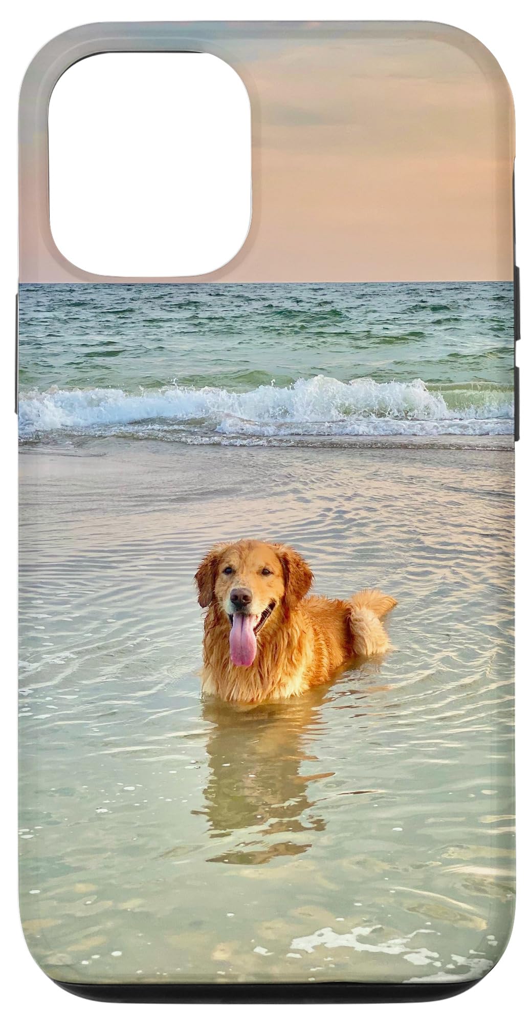 iPhone 12/12 Pro Golden Retriever Dog Case - Cute Protective Phone Cover for Apple iPhone 12 & 12 Pro - Perfect Gift for Dog Lovers & Pet Owners