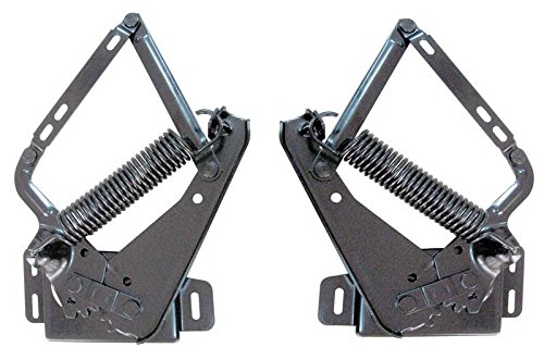 Auto Metal Direct 310-1468-P Replacement Hood Hinges for Chevy/GMC Trucks - Durable Car Parts for Smooth Hood Operation & Easy Installation