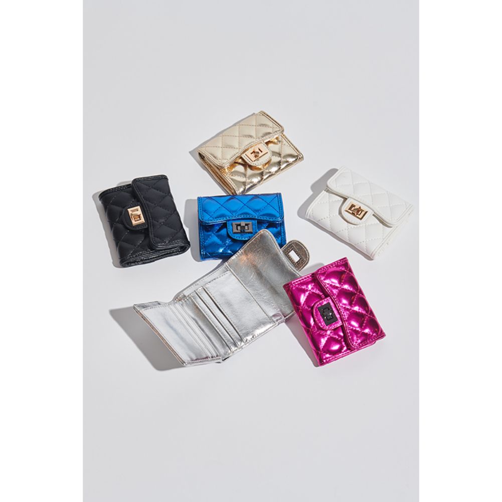 Shantel Quilted Wallet for Women - Stylish & Durable Leather Card Holder with RFID Protection - Perfect for Everyday Use, Travel, and Gift Giving