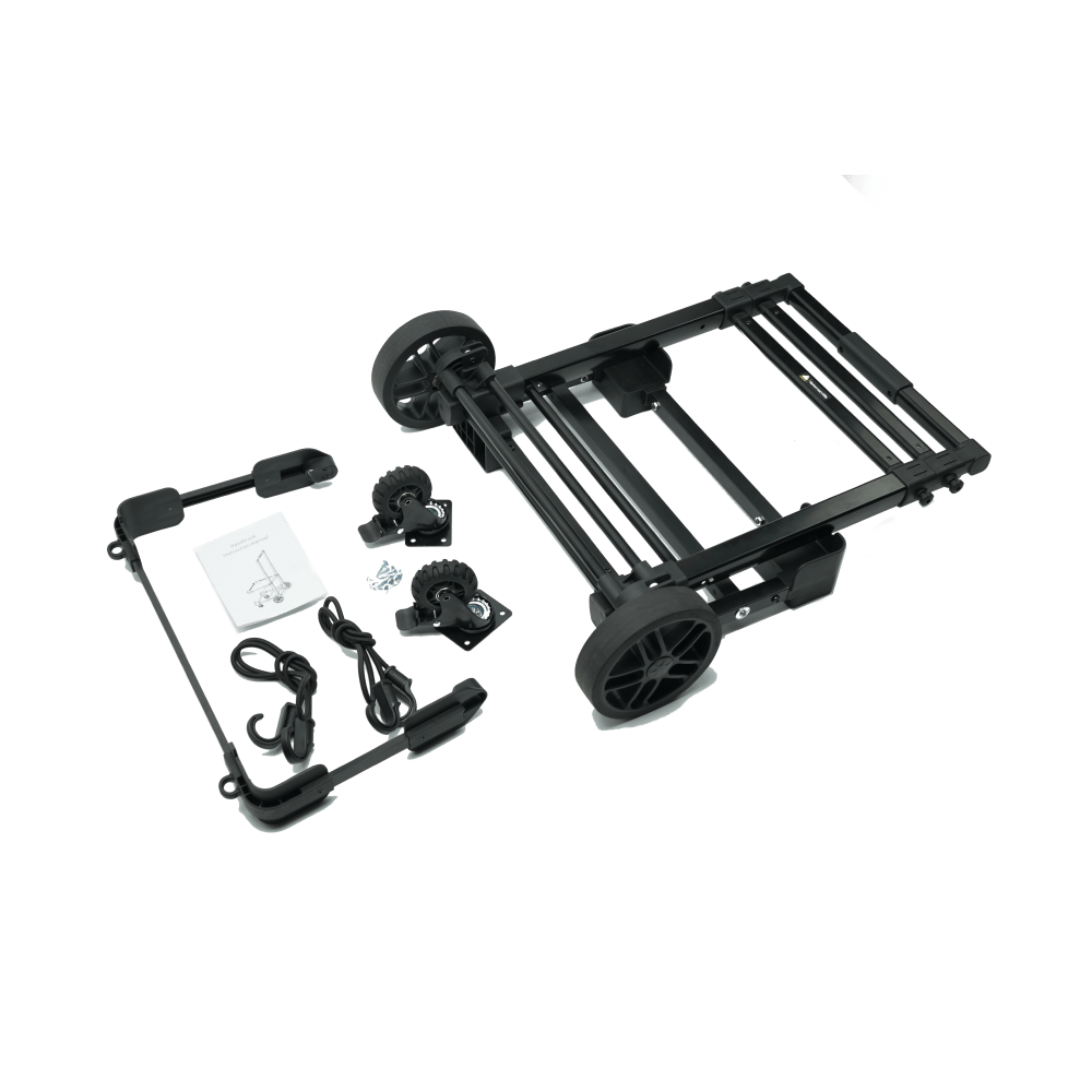 EcoFlow Portable Power Station Hand Truck - 400W Solar Generator for Camping, RV, Outdoor Adventures & Emergency Backup Power