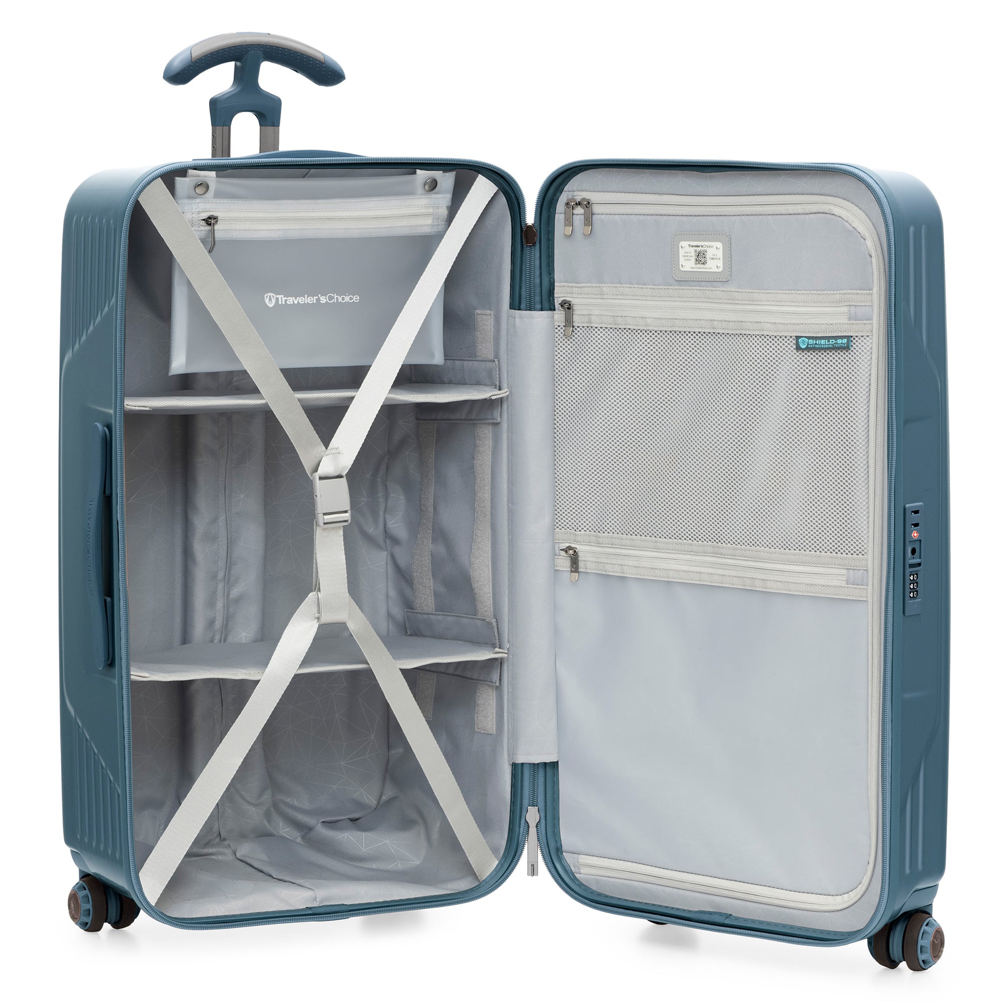 Ultimax II Large Trunk - Spacious Travel Luggage for Airplane, Road Trips & Storage | Durable & Lightweight Suitcase for Men & Women | Perfect for Vacation, Business Travel & Camping Gear