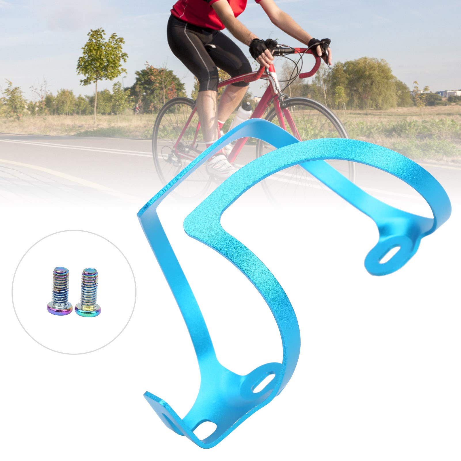 Evonecy Adjustable Bike Cup Holder - Aluminum Alloy Water Bottle Cage for Road & Mountain Bikes - Fits Most Cycling Bottles - Perfect for Commuting, Training & Outdoor Adventures
