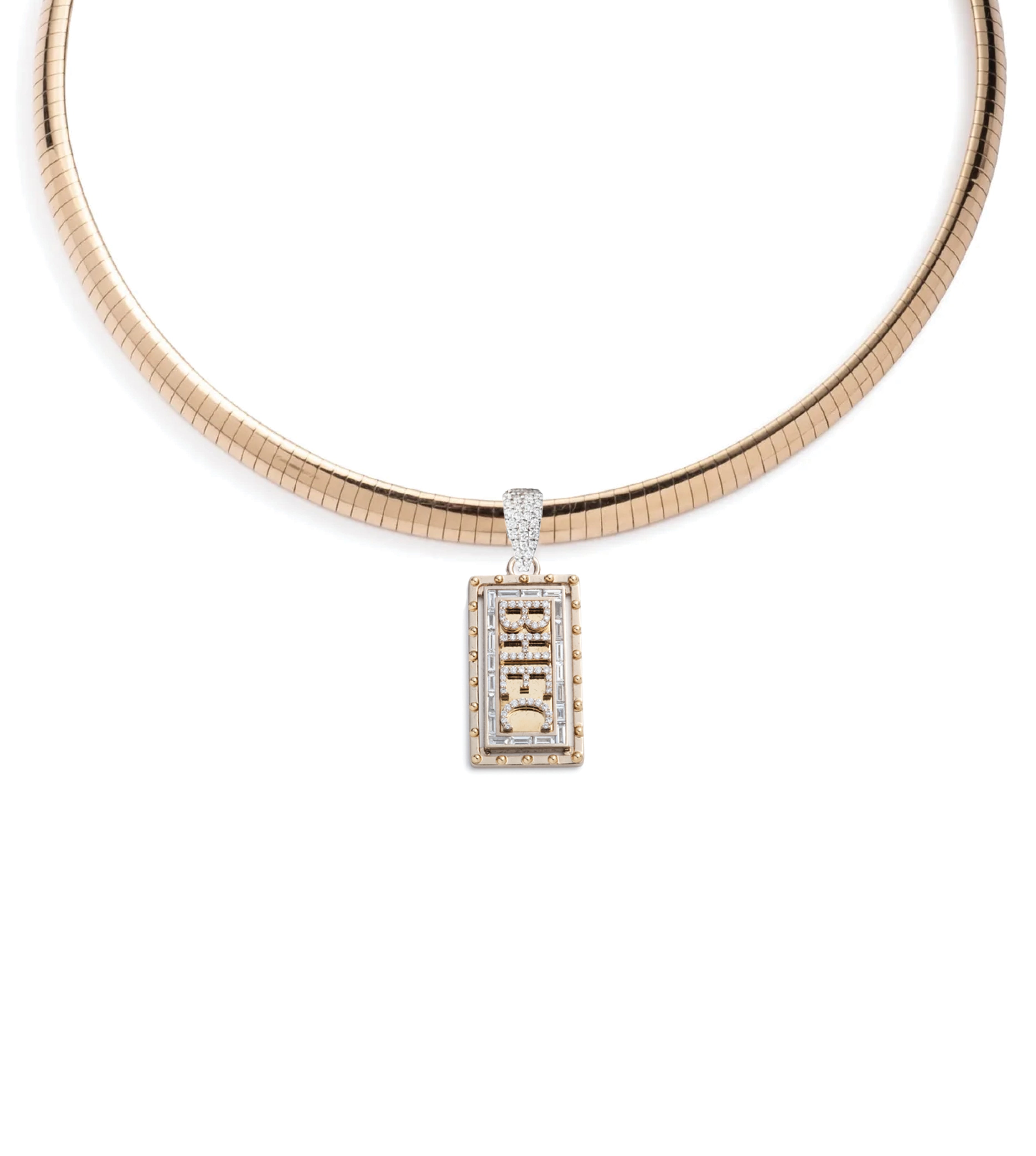 Personalized Diamond Initial Necklace for Women - Medium Custom Letter Pendant with Sleek Collar Chain - Perfect for Anniversary Gifts, Valentine's Day & Everyday Elegance