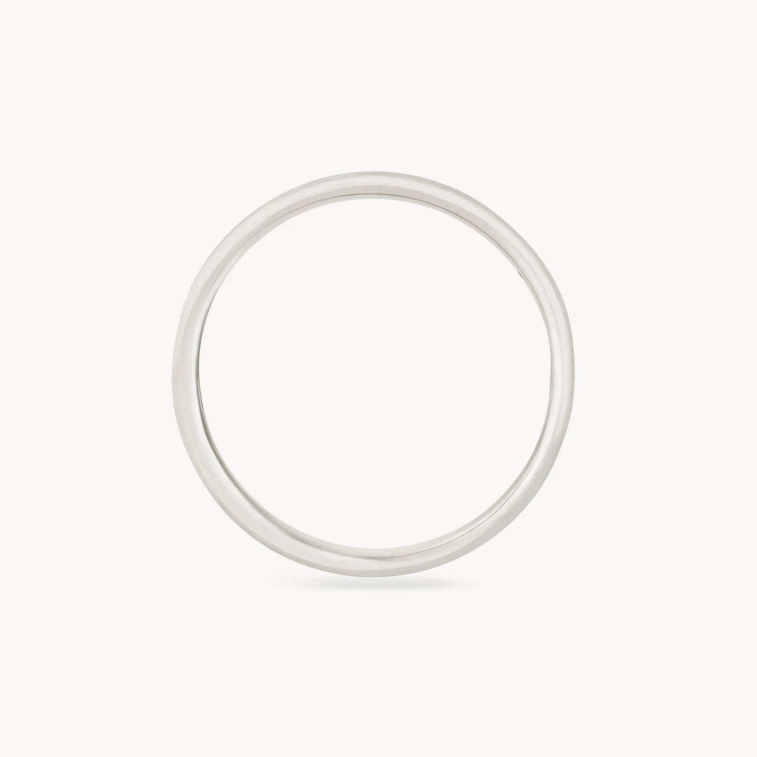 Everlast 14k White Gold Brushed Band Ring - Elegant & Durable Jewelry for Weddings, Anniversaries & Everyday Wear