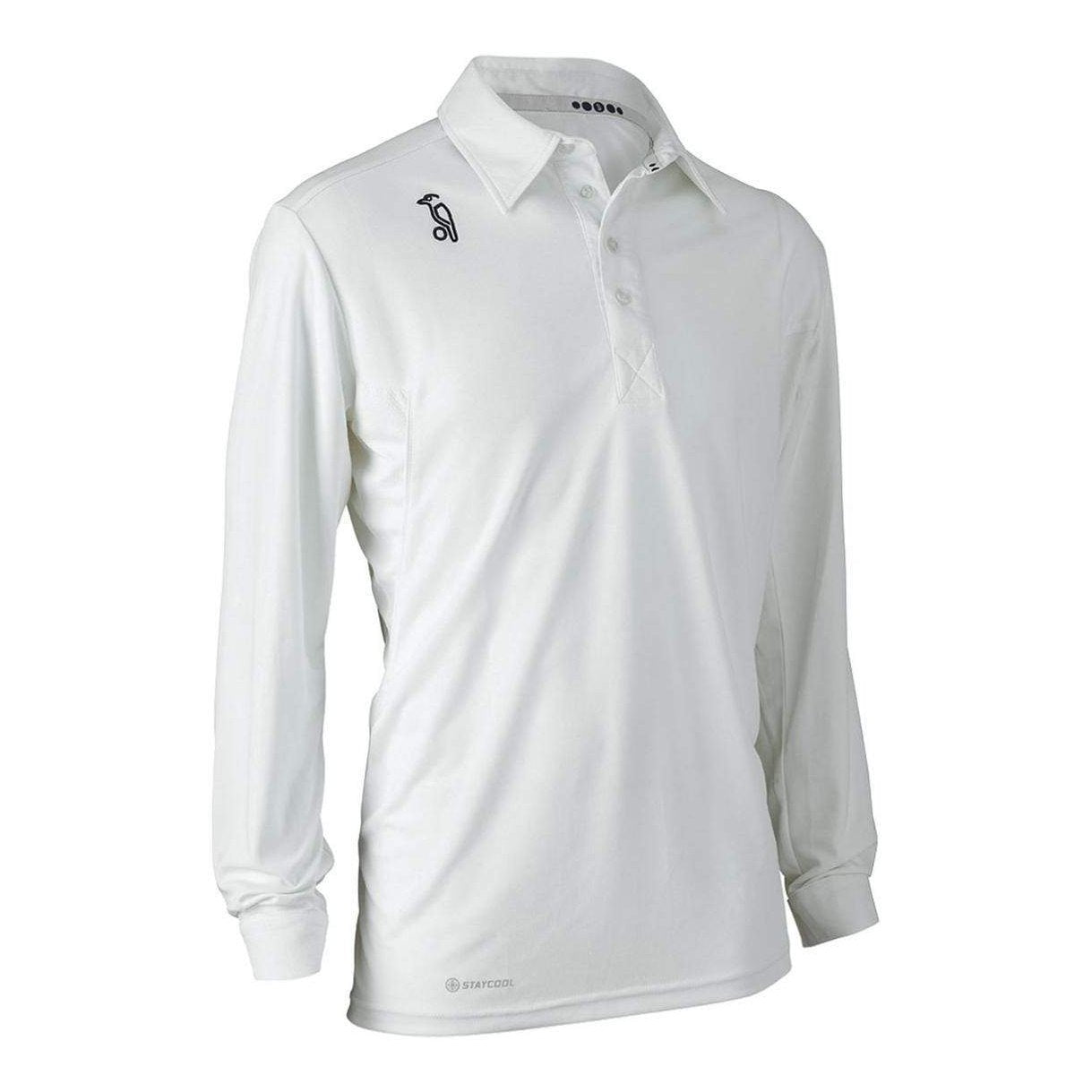 Kookaburra Pro Players Long Sleeve Cricket Shirt - Breathable & Durable for Professional & Casual Cricket Matches