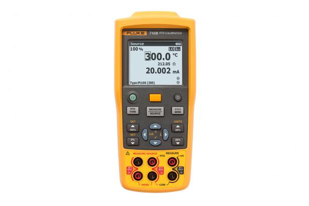 Fluke 712B RTD Temperature Calibrator - High Precision Industrial Thermometer Tester for Process Control & Calibration Labs (Model 4387857) | Ideal for HVAC, Manufacturing & Laboratory Temperature Calibration