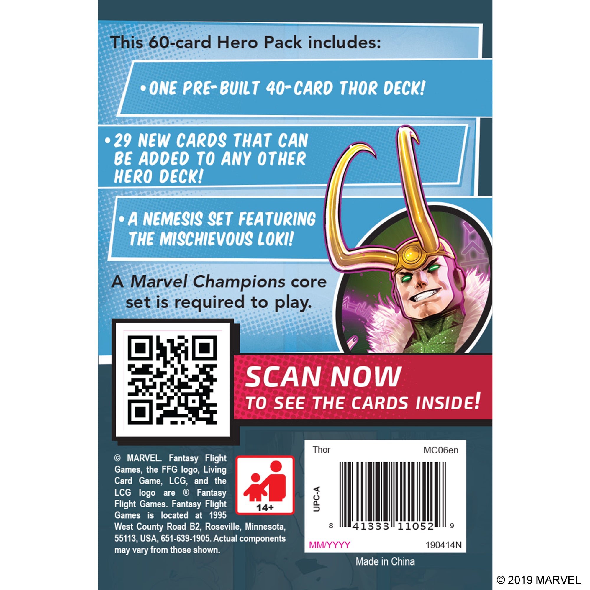 Marvel Champions: The Card Game - Thor Hero Pack | Expand Your Superhero Deck | Perfect for Game Nights & Collectors