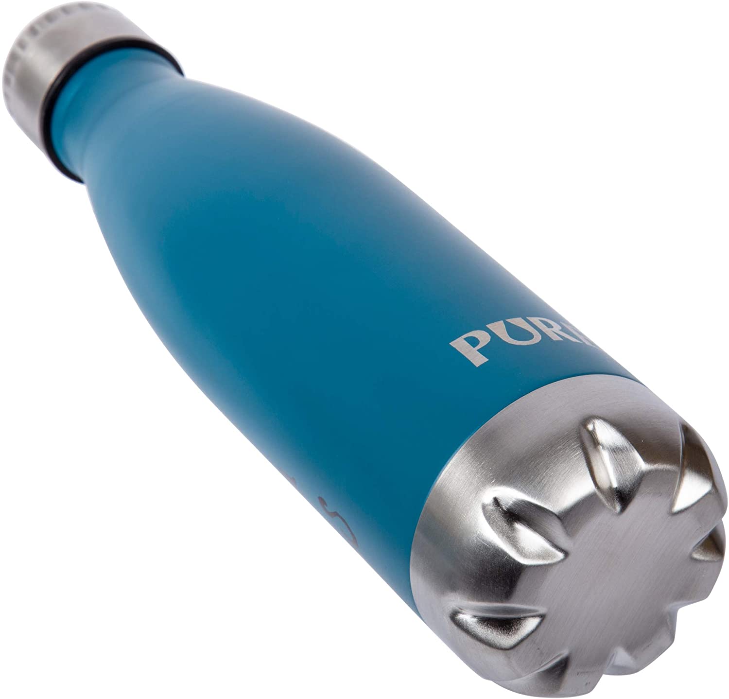 Pure True North Collection Double Wall Insulated Stainless Steel Water Bottle - 20oz, Leakproof & BPA-Free - Perfect for Hiking, Gym & Outdoor Adventures