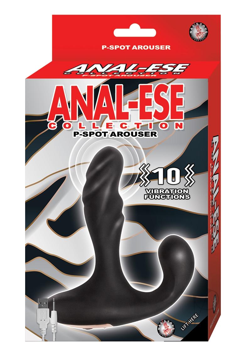 Rechargeable Anal Vibrator for P-Spot Stimulation - Black | Waterproof & Powerful | Perfect for Couples Play & Solo Pleasure