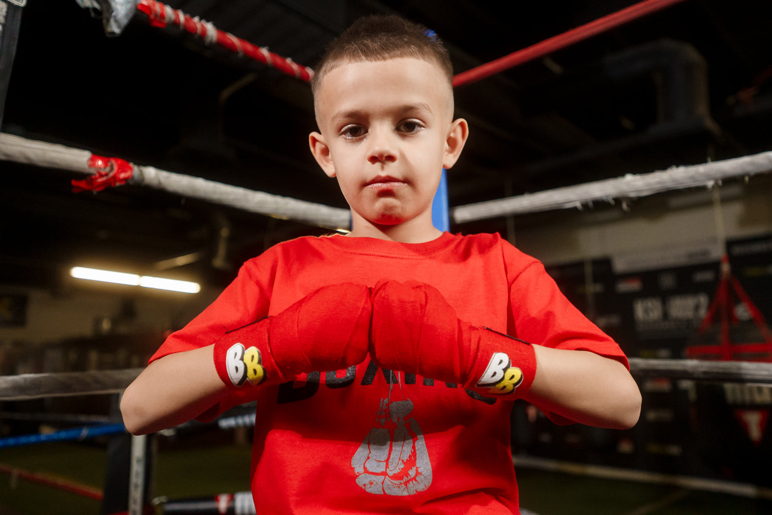 BOOM BOOM Boxing Youth Flex Hand Wraps - Premium Hand Protection for Boxing, MMA & Training - Ideal for Kids & Teens - Perfect for Gym, Sparring & Fitness Workouts