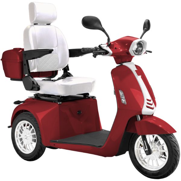 Premium Heavy Duty 3-Wheel Mobility Scooter for Adults - Lightweight & Foldable Electric Scooter with Long Battery Life - Ideal for Seniors, Travel, Shopping & Outdoor Activities