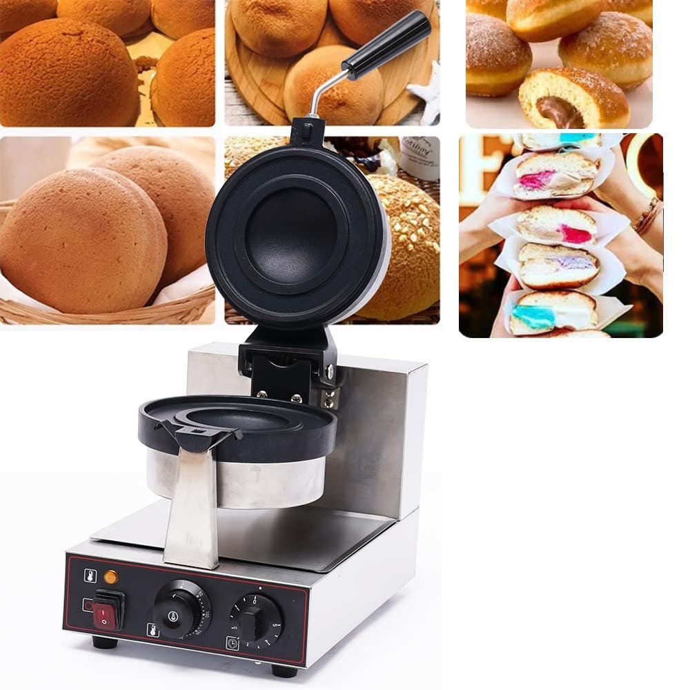 DNYSYSJ Commercial Panini Press Sandwich Maker - Nonstick Electric Waffle & Burger Grill with Stainless Steel Plates - Perfect for Breakfast, Paninis, Burgers & Waffles - Ideal for Restaurants, Cafes & Home Kitchens