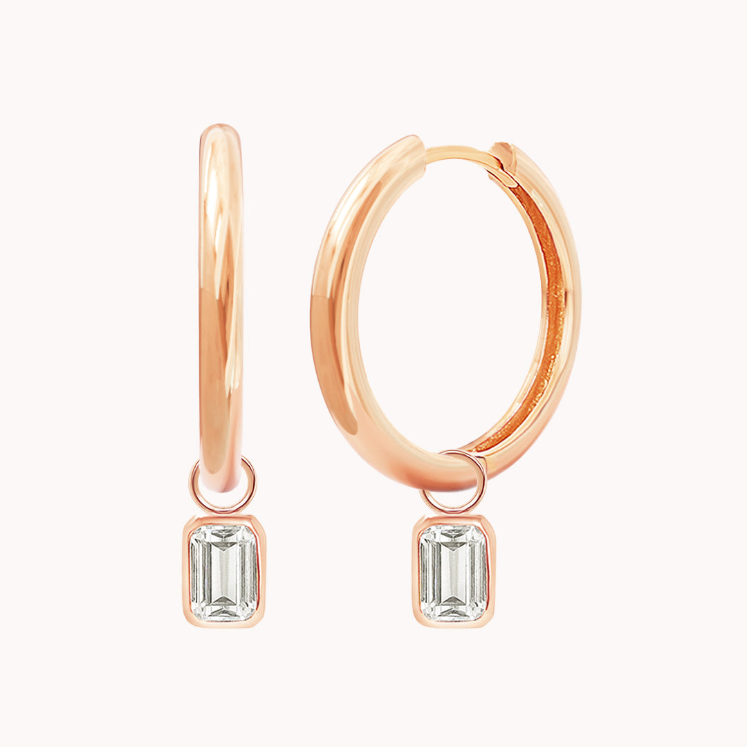 Radiant Plain Hoops - Classic Minimalist Gold Hoop Earrings for Women | Perfect for Everyday Wear, Office & Date Night