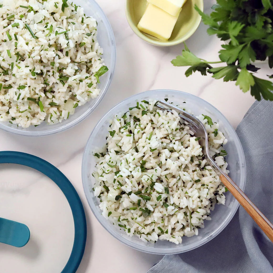 Buttery Herbed Rice - Fragrant & Flavorful Side Dish for Dinner, Parties & Meal Prep | Easy Homemade Recipe