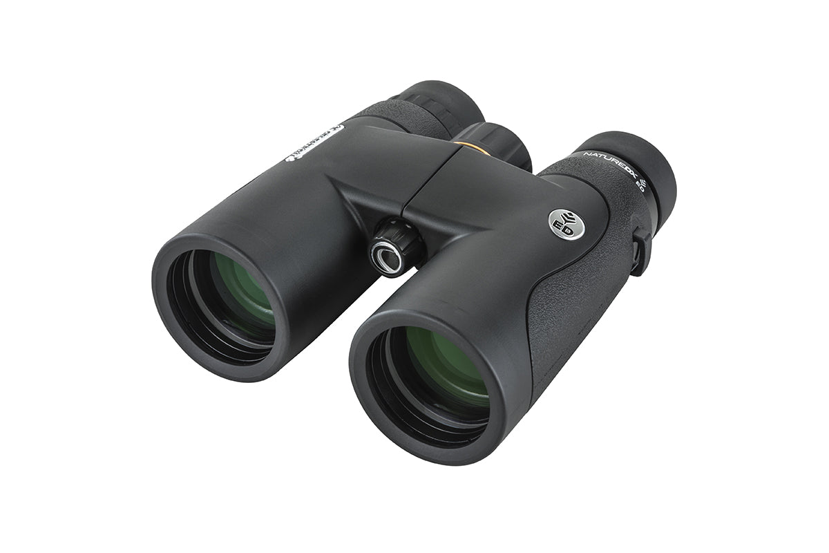 Premium Used Nature DX ED 8x42mm Roof Prism Binoculars - High Definition Optics for Bird Watching, Hunting & Outdoor Adventures