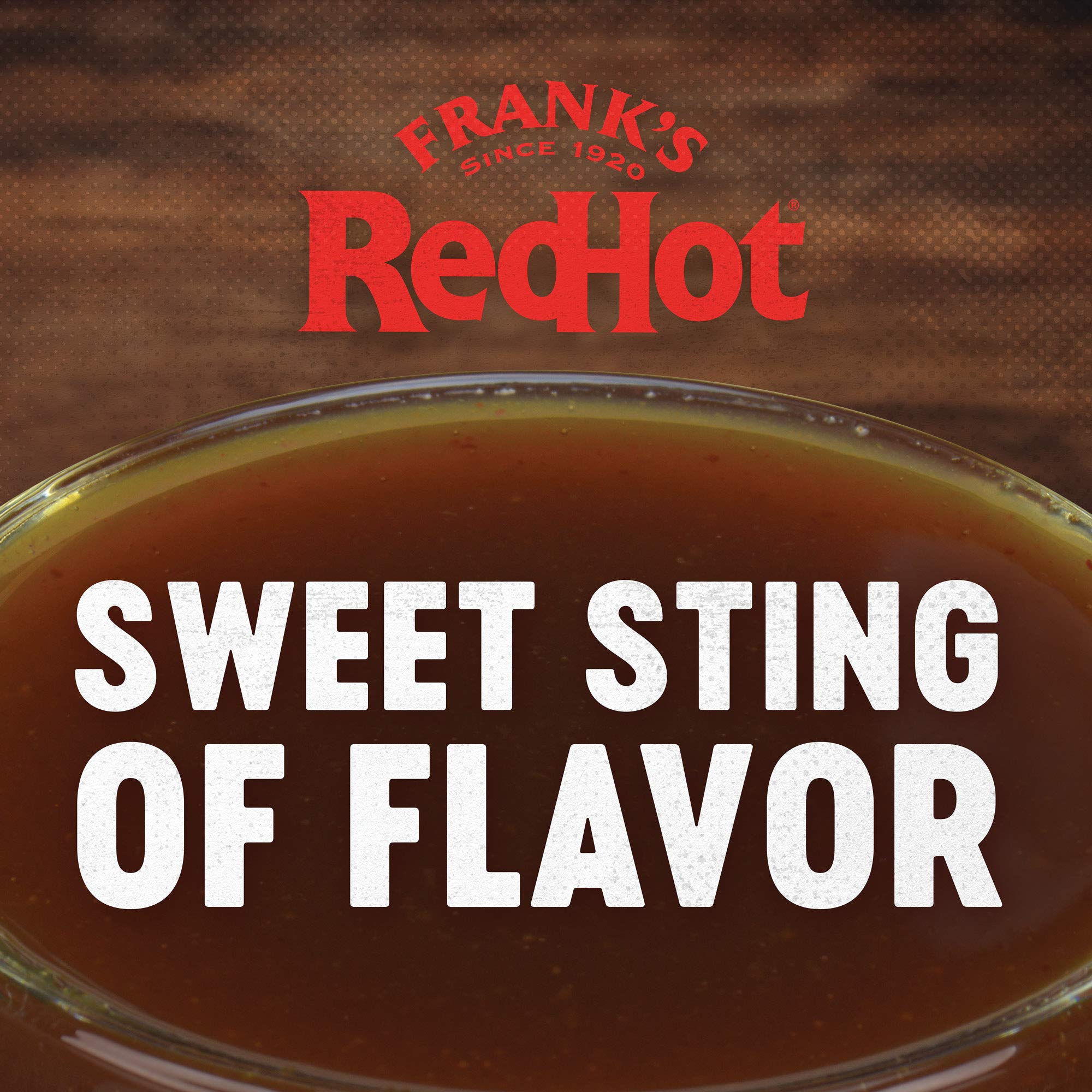 Frank's RedHot Honey Garlic Sauce 1 Gallon - Bulk Hot Sauce for Wings, Veggies & Dipping