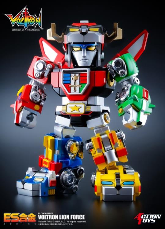 Voltron: Defender of the Universe ES Gokin ES 25 Lion Force Die-Cast Action Figure - Collectible Anime Robot Toy for Display & Play | Perfect for Fans, Gift Giving & Anime Collections