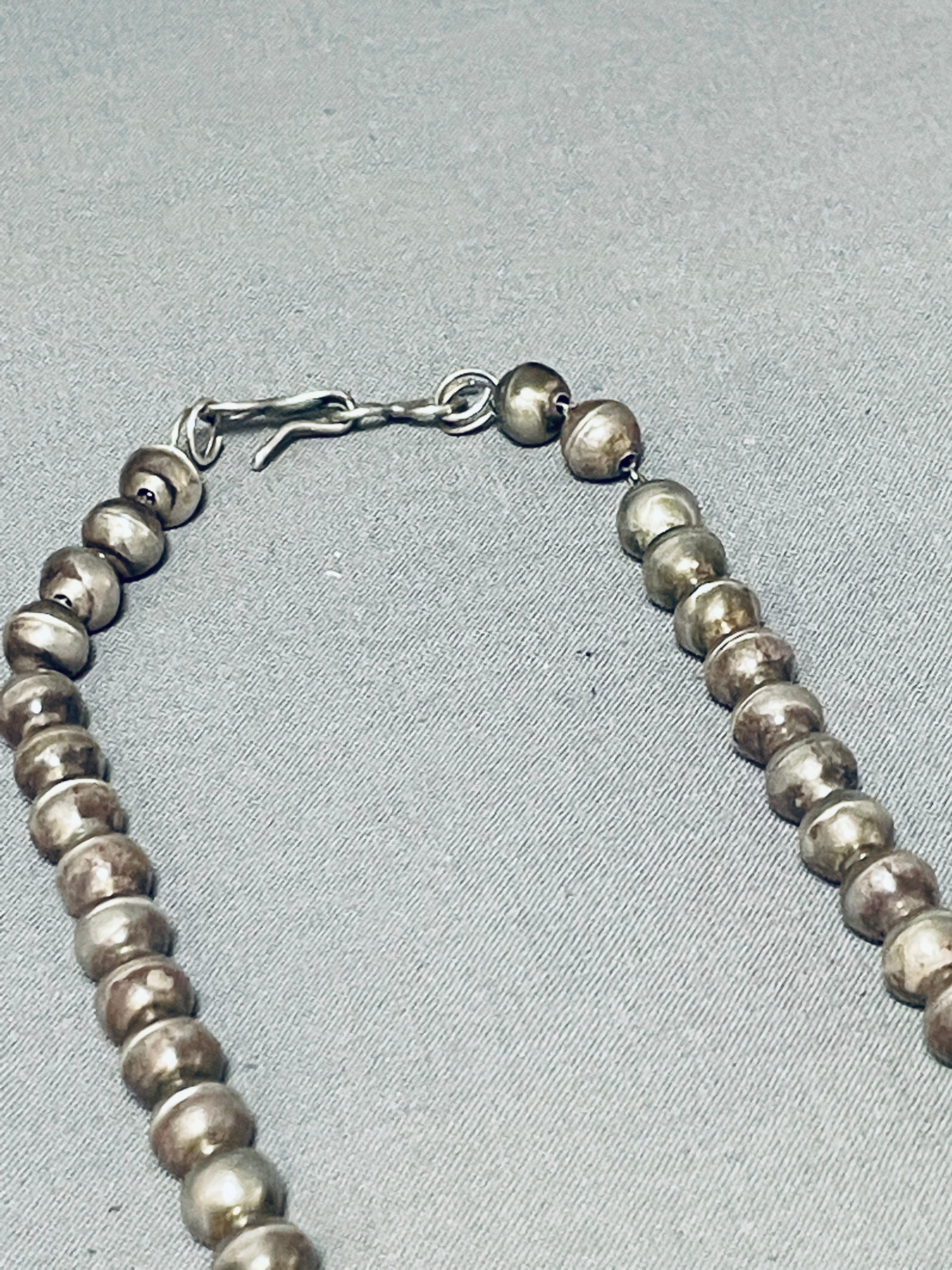 Authentic 100% Bisbee Turquoise Vintage Native American Navajo Sterling Silver Squash Blossom Necklace | Handcrafted Jewelry for Women | Perfect for Boho Fashion, Weddings & Special Occasions