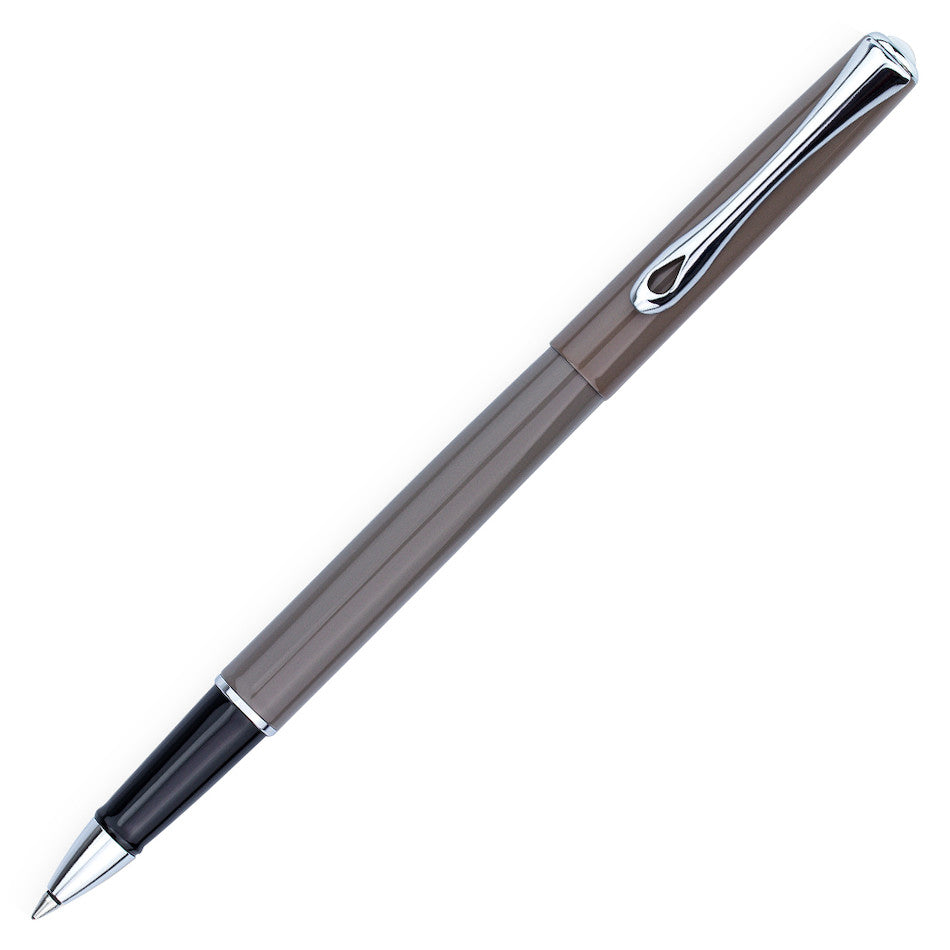 Diplomat Traveller Rollerball Pen - Premium Taupe Grey Writing Instrument for Business Professionals & Gift Giving - Perfect for Office Use, Travel & Signature Documents