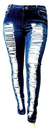 Blue Ripped Jeans N629