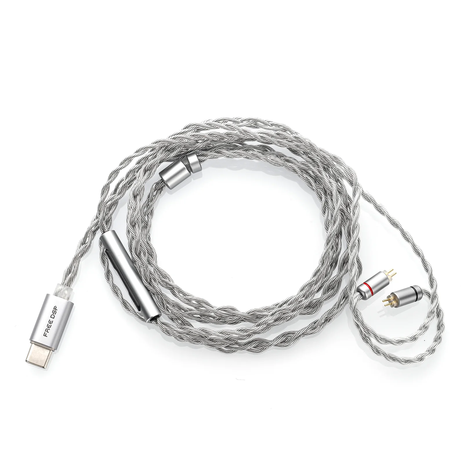 MoonDrop Free DSP USB-C In-Ear Headphones Upgrade Cable - High-Resolution Audio for Gaming, Music & Travel