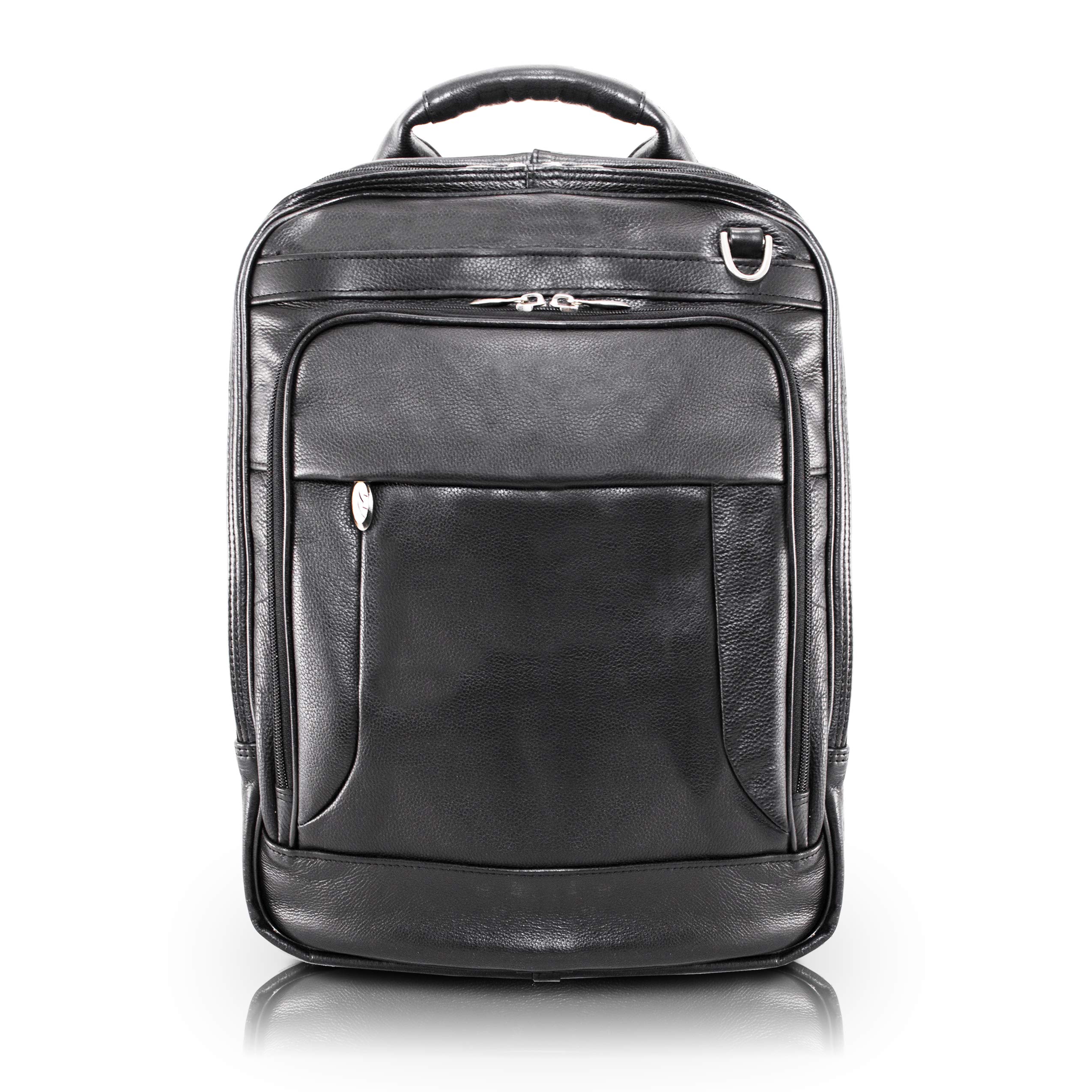 McKleinUSA Black Backpack for Men & Women - Durable Laptop Backpack for Work, Travel & School - One Size Fits All - Perfect for Office, Commuting & College Students