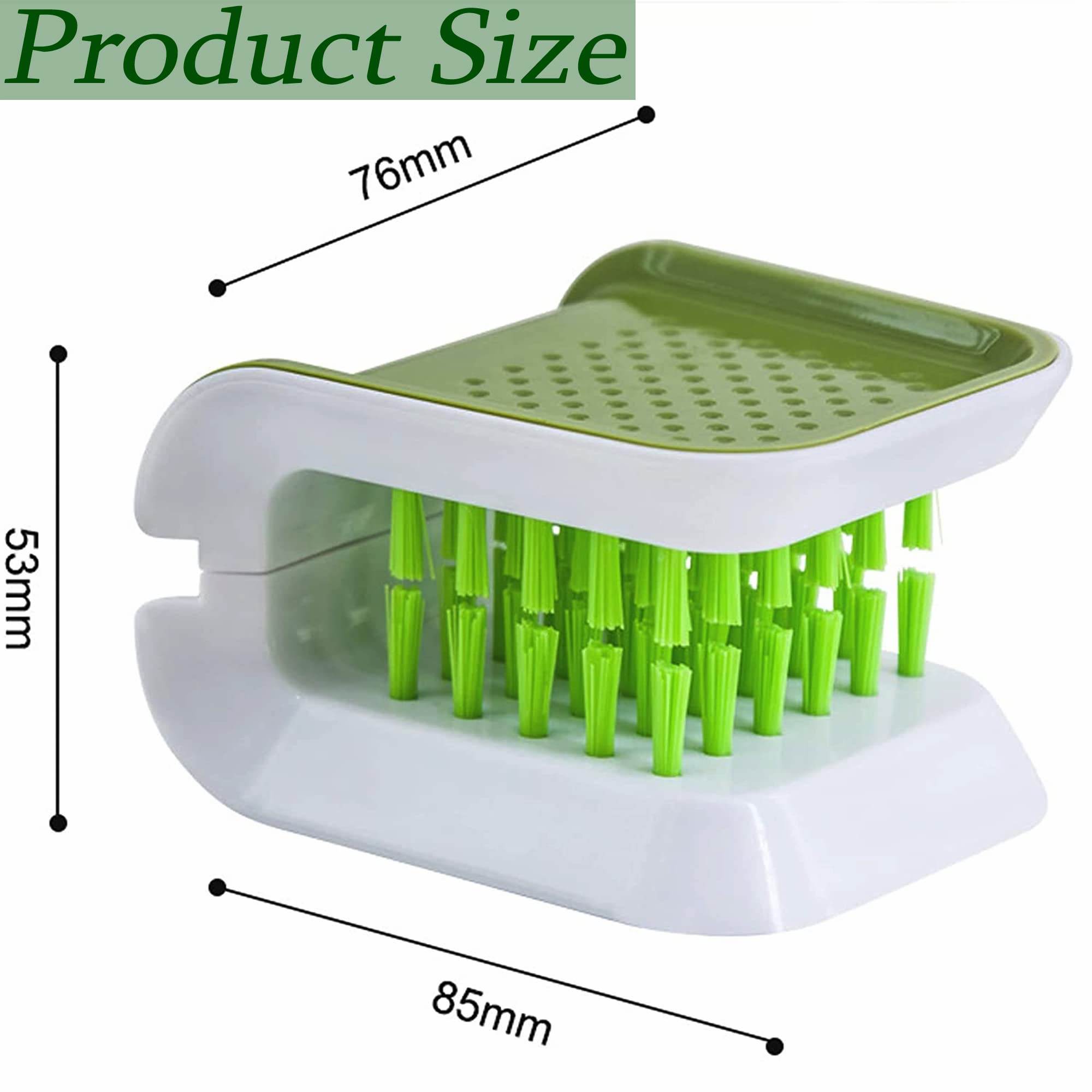**PCTC Multi-Purpose Kitchen Brush - Durable Chopsticks, Fork & Knife Cleaner for Dishwashing | Ideal for Home, Restaurant & Camping Use**