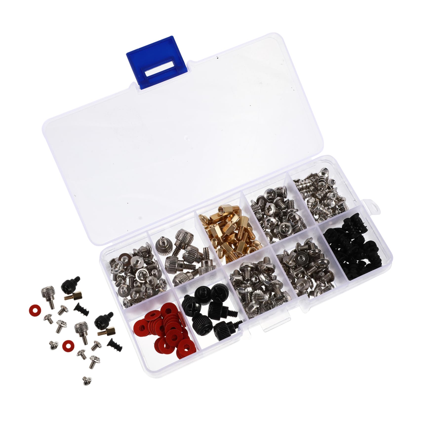 Jojofuny 684 Pcs Screw Motherboard Kit - Premium Steel Computer Hardware for Laptops, Ukuleles & SLR Cameras | Includes Backpack, Drawstring & Tripod Bag | Perfect for DIY Repairs, Hiking & Photography